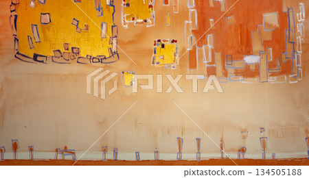 Oil painting, abstract drawing, handmade Oil painting, abstract drawing, handmade 134505188