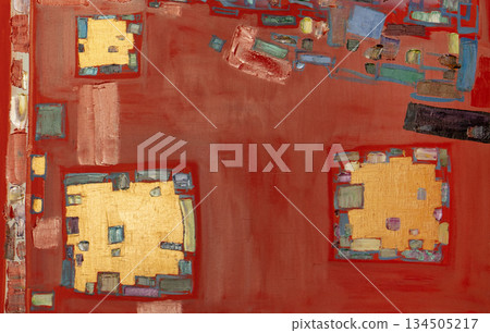 Oil painting, abstract drawing, handmade Oil painting, abstract drawing, handmade 134505217