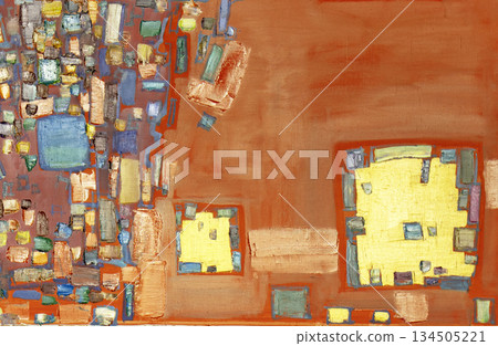 Oil painting, abstract drawing, handmade Oil painting, abstract drawing, handmade 134505221