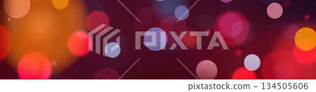 Bokeh background for seasonal, holidays, festive, event, celebrations and various design works 134505606