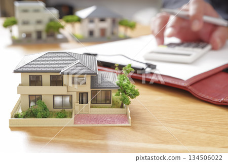 Image of a meeting to plan financing for a new home 134506022