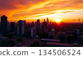 日出時的大城市 134506524