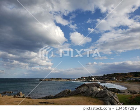 Hill with a view of the sea Hill with a view of the sea 134507299