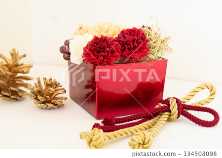 新年紅金花束 新年紅金花束 134508098