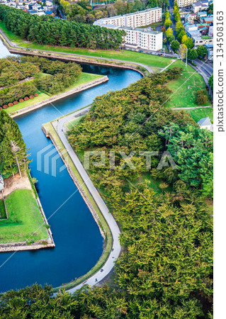 從五稜郭塔眺望[北海道函館] 134508163