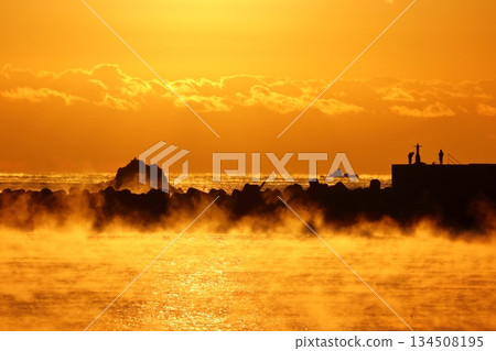 Kure Bay and Fishermen (Nakatosa Town, Kochi Prefecture) 134508195