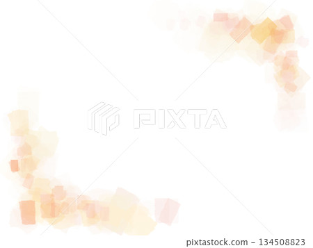 Sparkling background material in yellow, pink, and orange drawn with watercolors and pastels Sparkling background material in yellow, pink, and orange drawn with watercolors and pastels 134508823