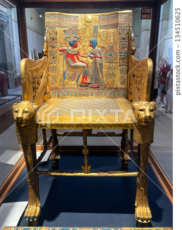 Tutankhamun's Throne, Egyptian Museum, Cairo 134510625