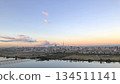 A panoramic view of Tokyo's cityscape in the evening 2 134511141
