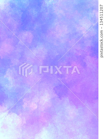Purple pastel watercolor abstract texture background 134511207