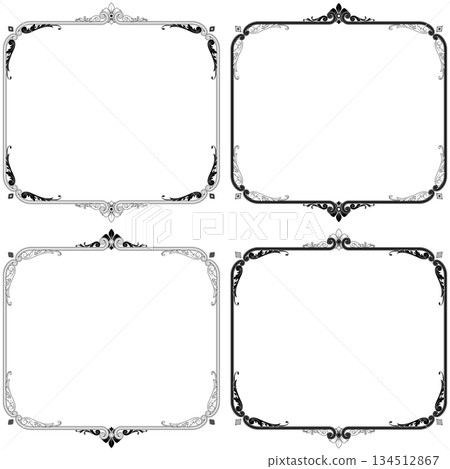 Victorian Decorated Frame 134512867