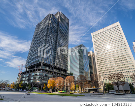 東京車站前辦公區的景色 134513153