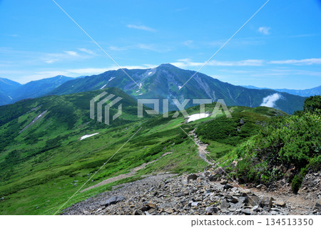 [Mountain scenery] Toyama Prefecture, Northern Alps, Kurobe Goro-dake 134513350