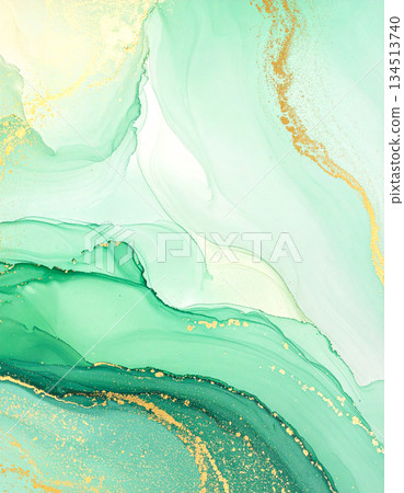 Mint green marble gradient background 134513740