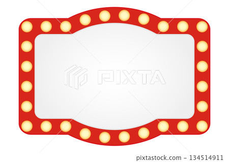 Marquee Light Retro Sign (White) 134514911