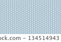 A pattern of small white dots on a blue background. A background material with many polka dots lined up. The light color makes it easy to use. A pattern of small white dots on a blue background. A background material with many polka dots lined up. The light color makes it easy to use. 134514943