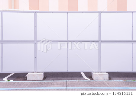 street wall background ,Industrial background, empty grunge urban street with warehouse brick wall 134515131