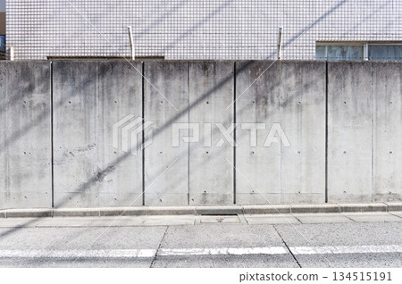 street wall background ,Industrial background, empty grunge urban street with warehouse brick wall street wall background ,Industrial background, empty grunge urban street with warehouse brick wall 134515191