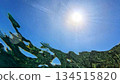 The sun seen from the sea 134515820