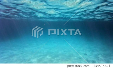 Blue sea and sand Blue sea and sand 134515821