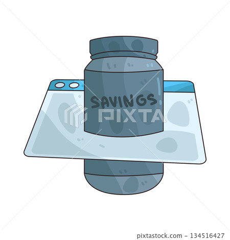illustration of Savings 134516427