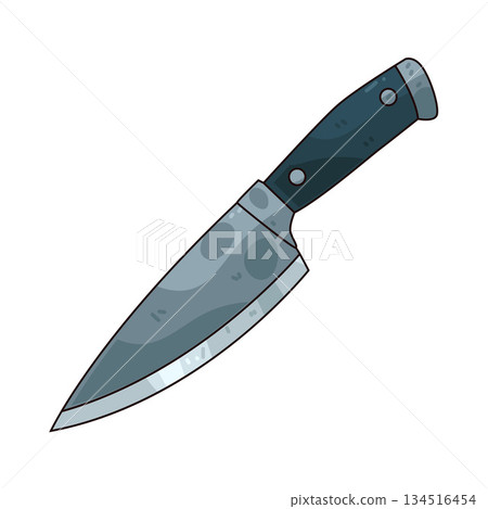 illustration of knife illustration of knife 134516454
