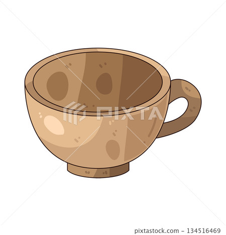 illustration of cup illustration of cup 134516469