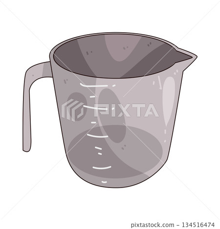 illustration of measuring cup 134516474