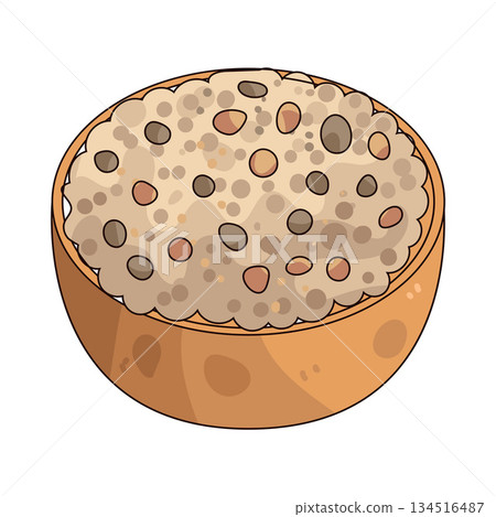 illustration of pepper powder illustration of pepper powder 134516487