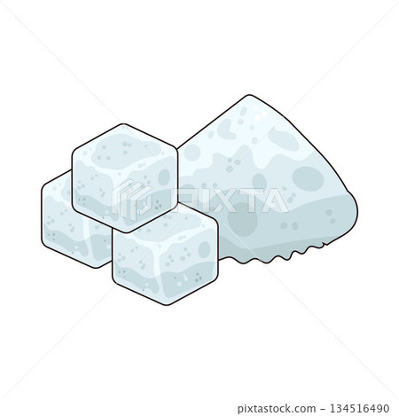 illustration of sugar  134516490