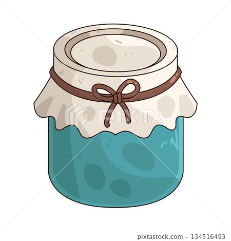 illustration of jar illustration of jar 134516493
