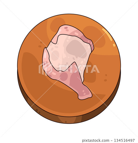 illustration of meat  134516497