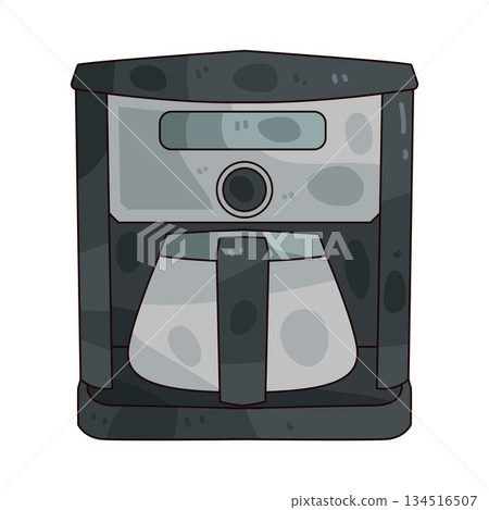 illustration of coffee maker illustration of coffee maker 134516507