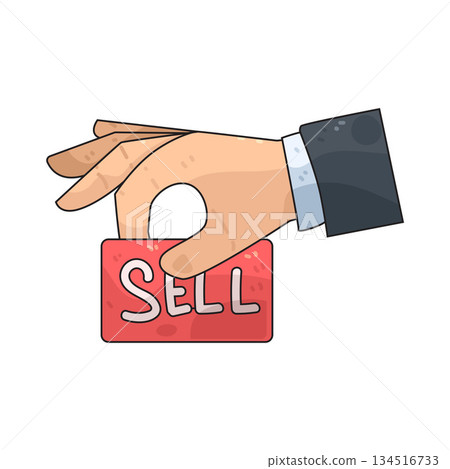 illustration of Sell illustration of Sell 134516733