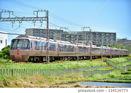Odakyu Odawara Line Aiko-Ishida-Isehara Odakyu 30000 series EXE Hakone Sagami Odakyu Odawara Line Aiko-Ishida-Isehara Odakyu 30000 series EXE Hakone Sagami 134516773