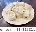 Boiled dumplings with chewy dough 134516811