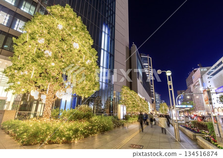 名古屋名記街的燈光秀 134516874