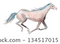 Running horses 134517015