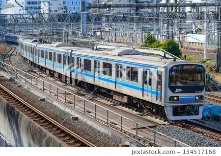 Rinkai Line Tokyo Waterfront Area Rapid Transit 70-000 Series Z3 Train Rinkai Line Tokyo Waterfront Area Rapid Transit 70-000 Series Z3 Train 134517168
