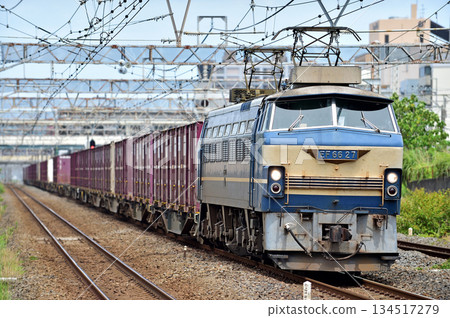 東海道本線平塚JR貨運EF66-27（Suita） 134517279