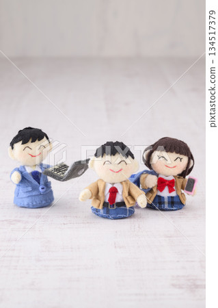 High school student and teacher dolls 134517379