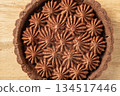 Raw chocolate tart cake 134517446
