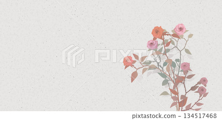 Various rose flowers surrealism colors on cement wall texture background graphic illustration have blank space. Valentine's day greeting card template. Various rose flowers surrealism colors on cement wall texture background graphic illustration have blank space. Valentine's day greeting card template. 134517468
