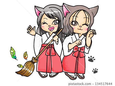 貓耳巫女在神社迎接你 貓耳巫女在神社迎接你 134517644