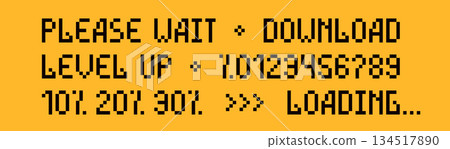 Simple text and elements. 134517890