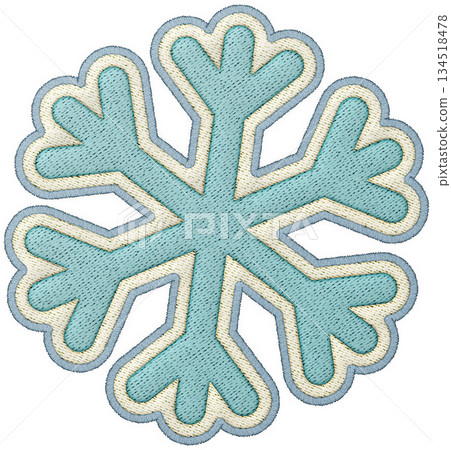Christmas patchwork element snowflake embroidery badge winter textile decoration Christmas patchwork element snowflake embroidery badge winter textile decoration 134518478