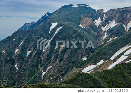 Mount Tanigawa and Mount Ichinokura seen from Mount Takeno Mount Tanigawa and Mount Ichinokura seen from Mount Takeno 134518553
