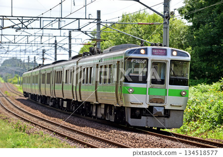 Chitose Line Shimamatsu-Kitahiroshima JR Hokkaido 721 series F-3202 train (Sapporo) Airport Chitose Line Shimamatsu-Kitahiroshima JR Hokkaido 721 series F-3202 train (Sapporo) Airport 134518577