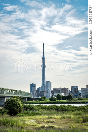 Tokyo Skytree River Tokyo Skytree River 134518724