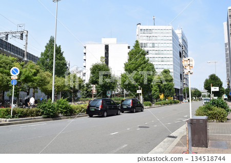 新大阪站東出口的街景 新大阪站東出口的街景 134518744